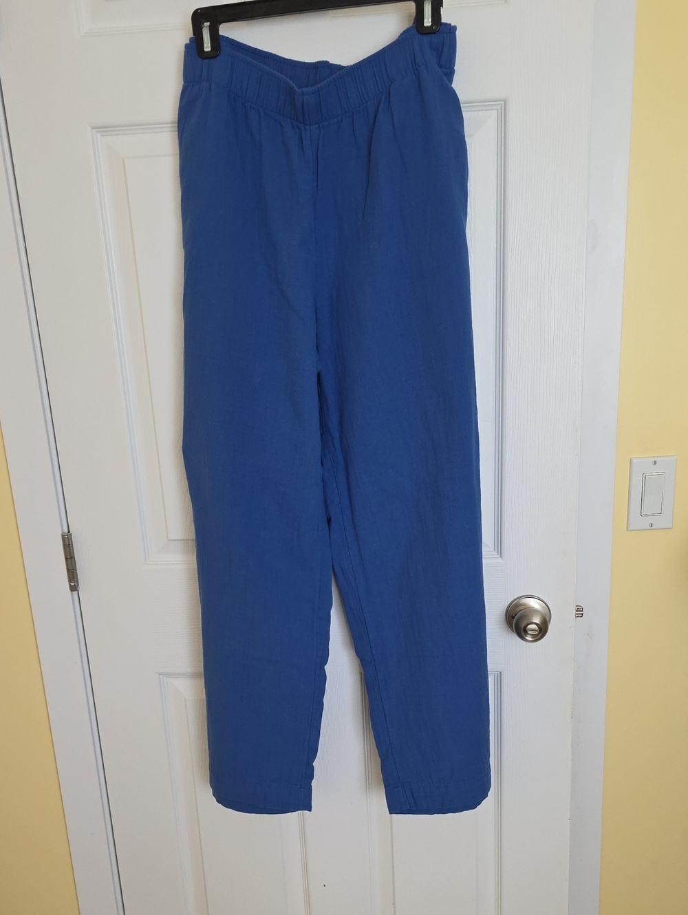 Old Navy Royal Blue Elastic-Waist Wide-Leg Pants